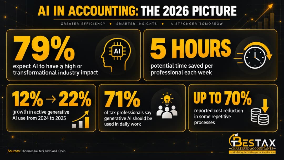 AI in accounting 2026 statistics: adoption, time saved and cost reduction