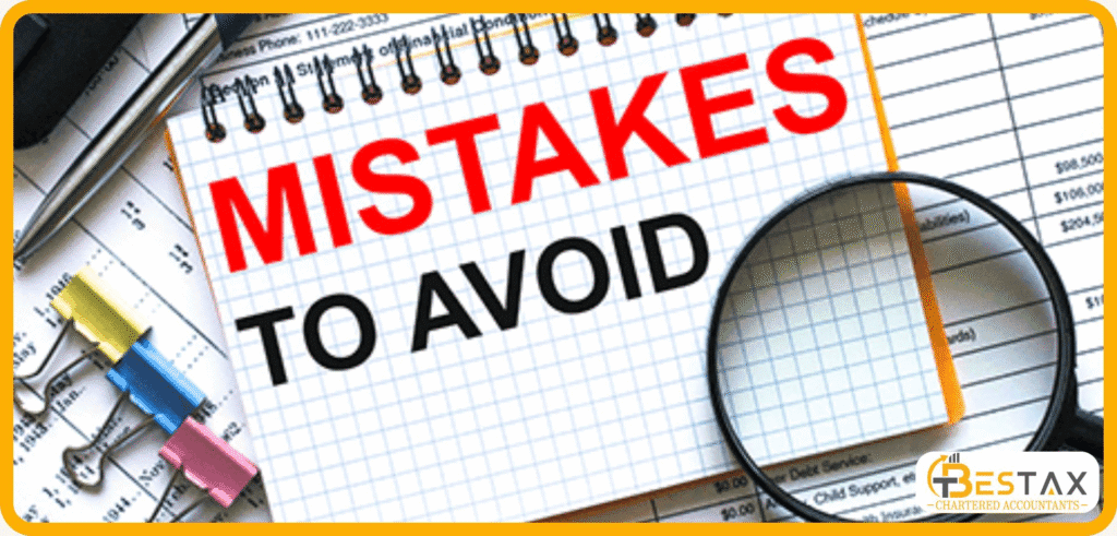 COMMON MISTAKES TO AVOID