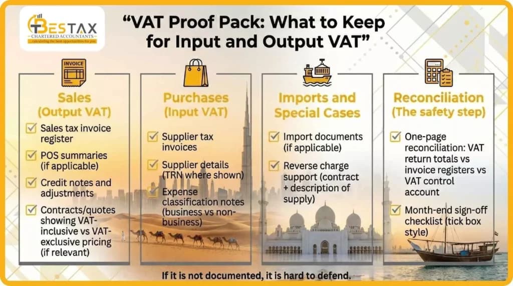 vat proof pack: what to keep for input and output vat