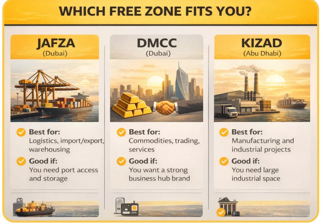 which freezone fits you