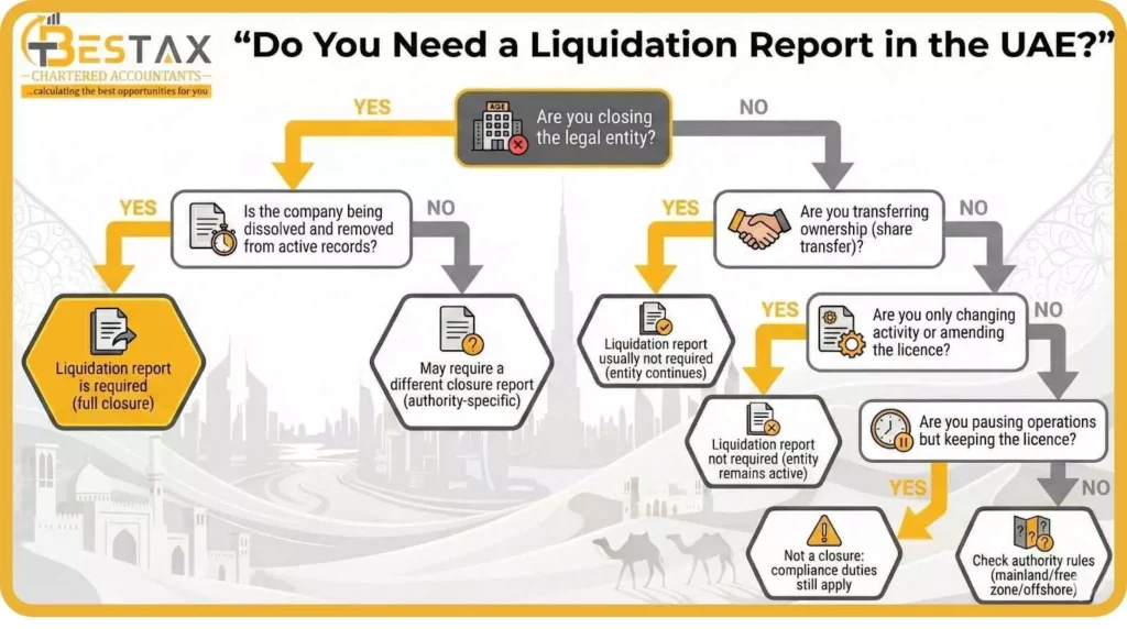 do you need liquidation report in uae