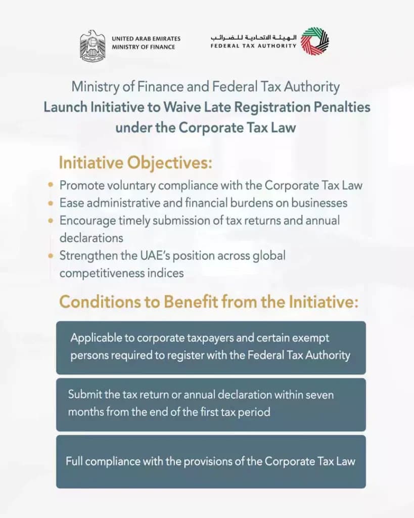 ministry of finance and federal tax authority Launch waiver tax registration penalities