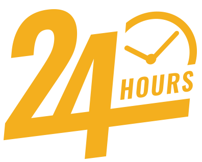 24 hour service logo