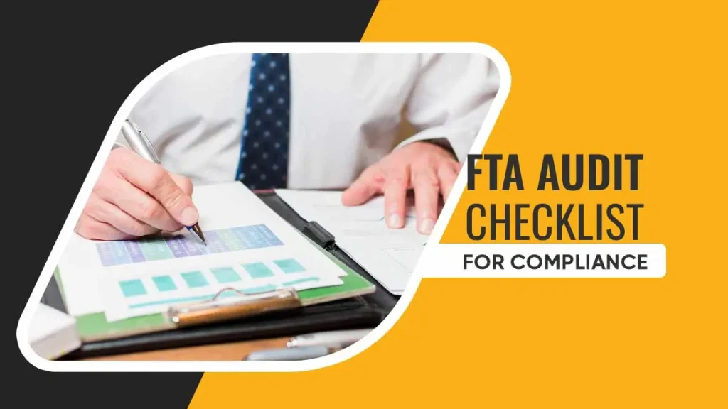 FTA AUDIT CHECKLIST FOR COMPLIANCE IN UAE