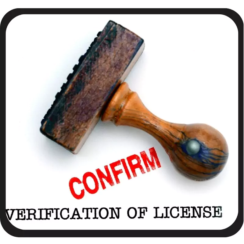 verification of license