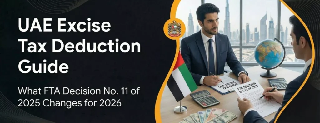 UAE Excise Tax Deduction Guide What FTA Decision No. 11 of 2025 Changes for 2026