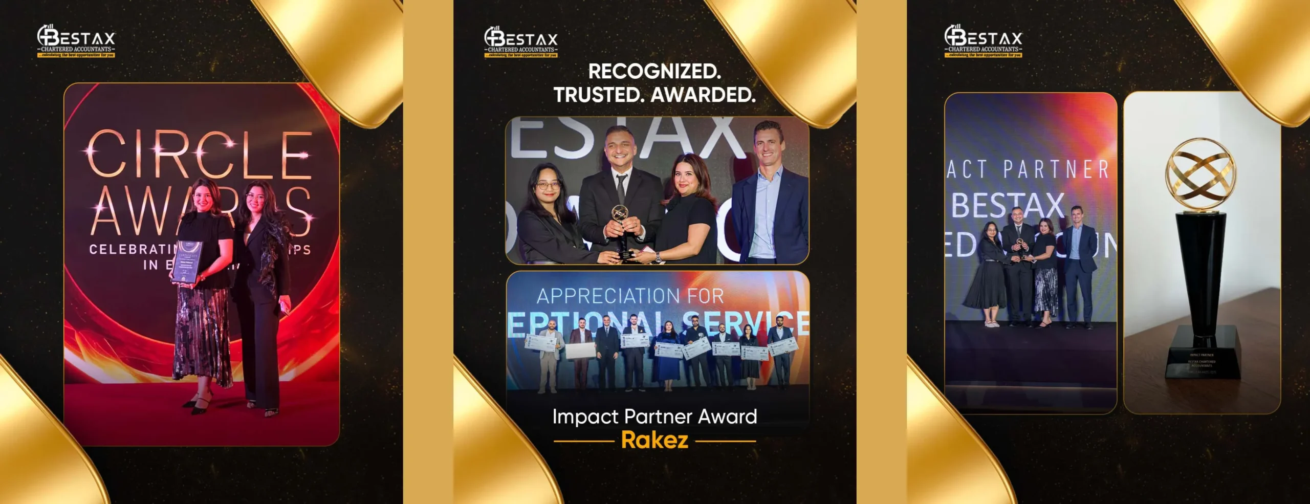Bestax Chartererd Accountants wins Impact Awards by Rakez