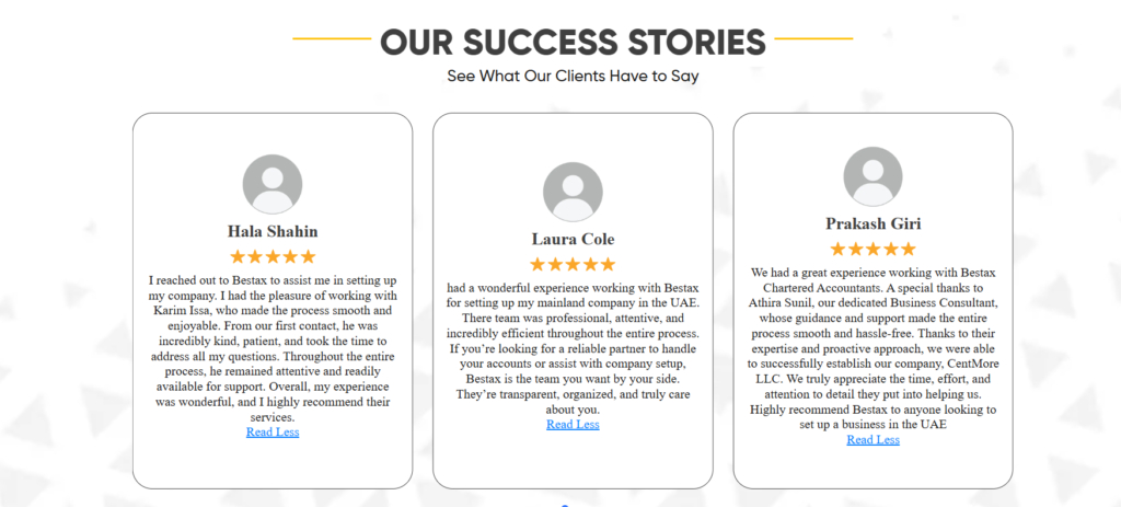 bestax success stories
