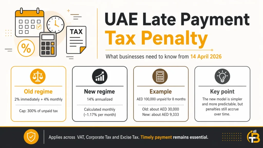 UAE new Late payment tax penalty