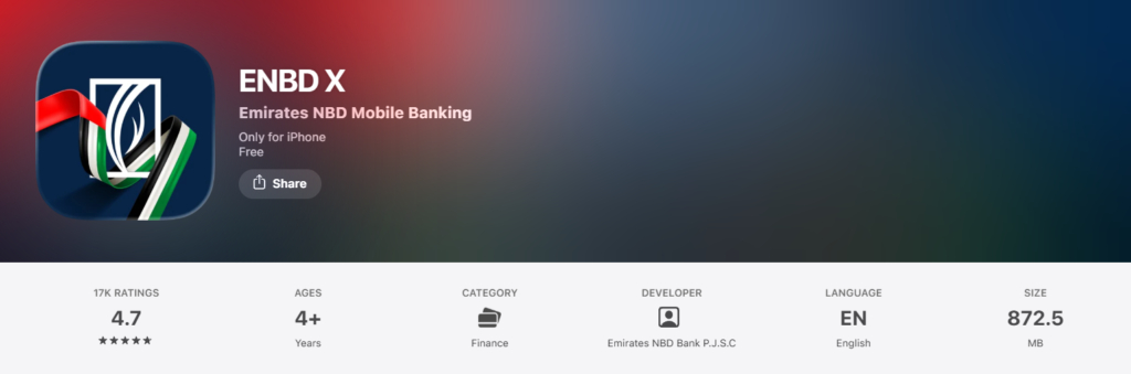 emirates nbd mobile banking app