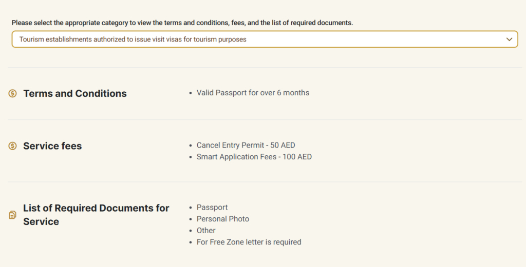 visa cancellation requiremnets 