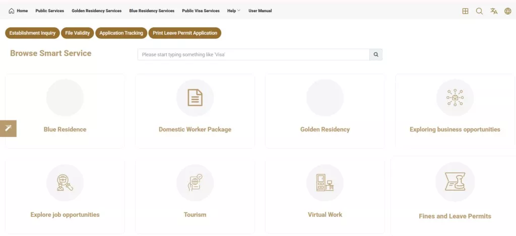 ICP Smart Services portal