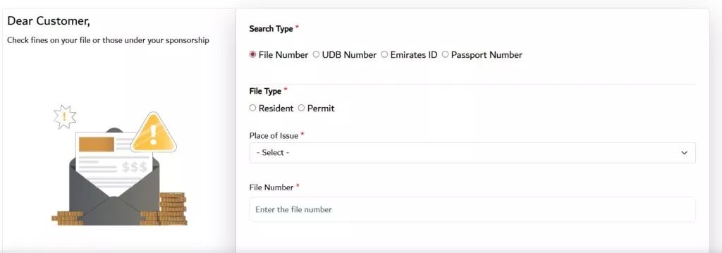 check stay fine from gdfra portal
